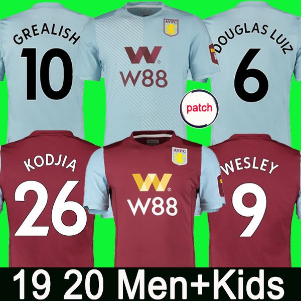 Aston villa jersey 19 20 Adult kids soccer jerseys 2019 2020 WESLEY GREALISH KODJA EL GHAZI CHESTER McGinn TARGETT football shirts uniform
Aston villa jersey 19 20 Adult kids soccer jerseys 2019 2020 WESLEY GREALISH KODJA EL GHAZI CHESTER McGinn TARGETT football shirts uniform