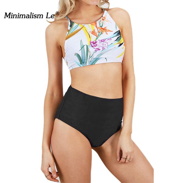 minimalism le bikinis floral swimsuit 2018 new women's swimwear bikini set girl's beach wear print vintage bathing suits, White;black
minimalism le bikinis floral swimsuit 2018 new women's swimwear bikini set girl's beach wear print vintage bathing suits, White;black