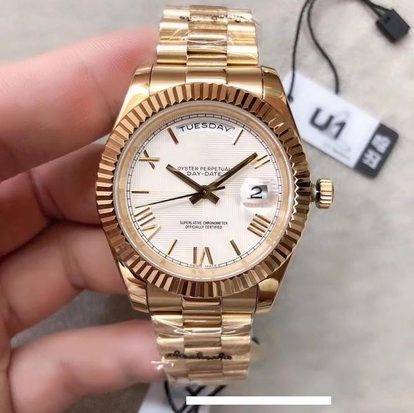 2019 u1 factory new watch day date mechanical 40mm stainless steel bezel stainless steel strap mens wristwatches ng, Slivery;brown
2019 u1 factory new watch day date mechanical 40mm stainless steel bezel stainless steel strap mens wristwatches ng, Slivery;brown