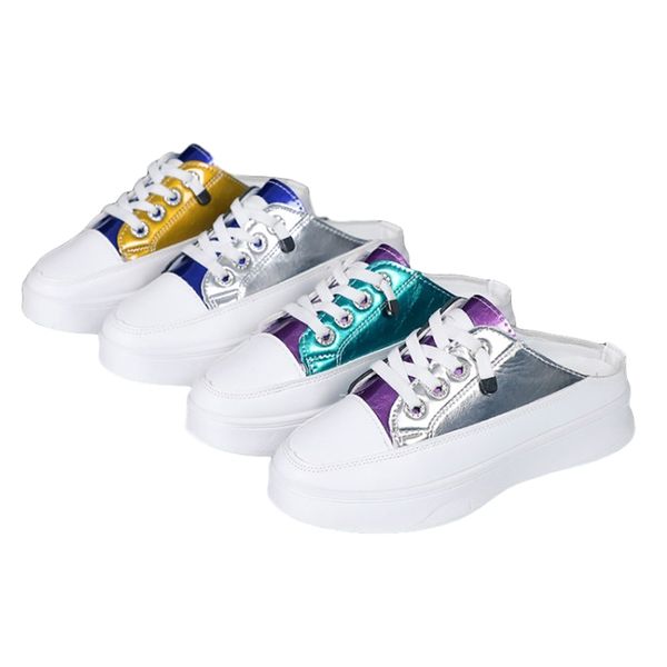 2020 spring autumn new women lace up slippers yellow casual fashion round head thick bottom wear-resistant green flats woman, Black
2020 spring autumn new women lace up slippers yellow casual fashion round head thick bottom wear-resistant green flats woman, Black