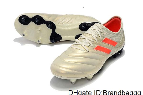 copa all black 19.1 fg football boots copa 19.4 fg soccer shoes outdoor mens soccer cleats sports shoes, White;pink 
copa all black 19.1 fg football boots copa 19.4 fg soccer shoes outdoor mens soccer cleats sports shoes, White;pink