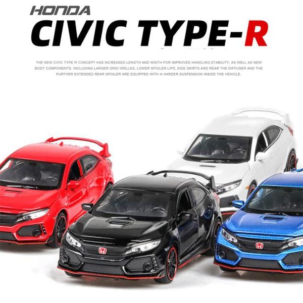 1: 32 honda civic type-r diecasts toy vehicles metal car model sound light collection автомобильные игрушки для детей рождественский подарок
1: 32 honda civic type-r diecasts toy vehicles metal car model sound light collection автомобильные игрушки для детей рождественский подарок