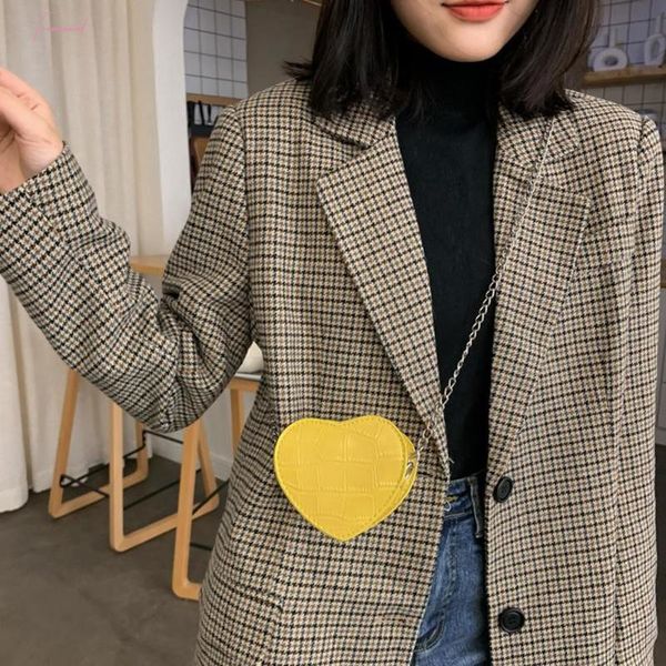 love heart shaped crossbody handbags women kids leather small shoulder bags