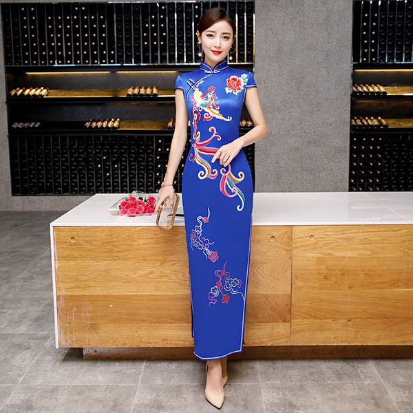 blue oversize 5xl print floral handmade button silm qipao chinese traditional women dress vintage lady rayon cheongsam, Black;gray
blue oversize 5xl print floral handmade button silm qipao chinese traditional women dress vintage lady rayon cheongsam, Black;gray