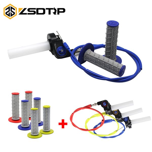 zsdtrp 22mm motorcycle parts visual throttle grips + throttle cable + handlebar for motorcycle pit dirt bike motocross atv
zsdtrp 22mm motorcycle parts visual throttle grips + throttle cable + handlebar for motorcycle pit dirt bike motocross atv