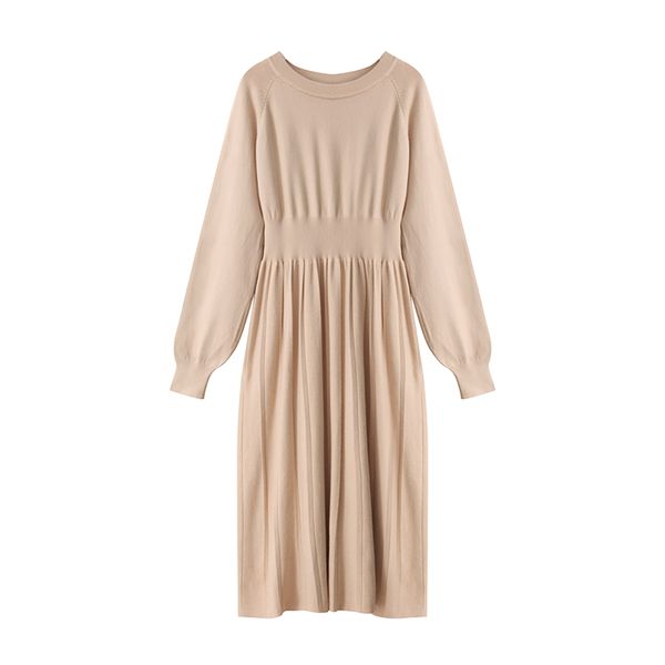 2019 new women dress full sleeve slim in long render waist dresses gray black apricot f7750, Black;gray
2019 new women dress full sleeve slim in long render waist dresses gray black apricot f7750, Black;gray