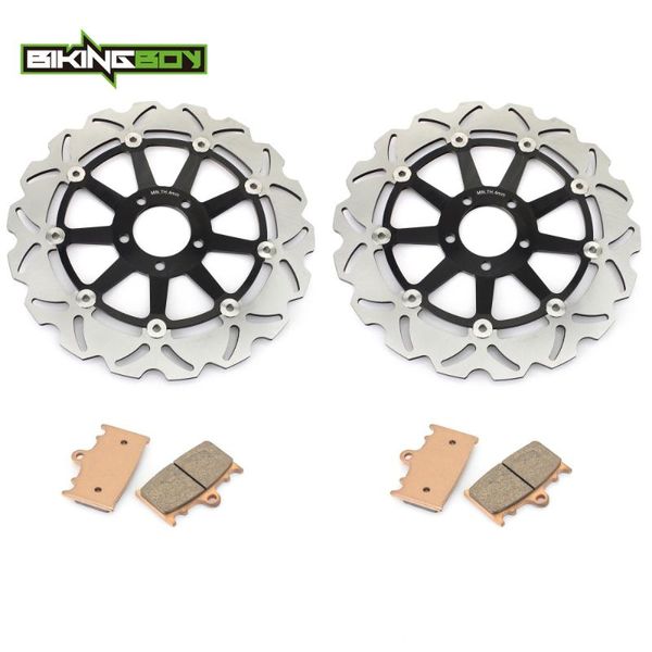 bikingboy front brake discs disks rotors pads for zx9r ninja 1994 1995 zzr 1100 1993-2001 zzr 1200 2002 2003 2004
bikingboy front brake discs disks rotors pads for zx9r ninja 1994 1995 zzr 1100 1993-2001 zzr 1200 2002 2003 2004