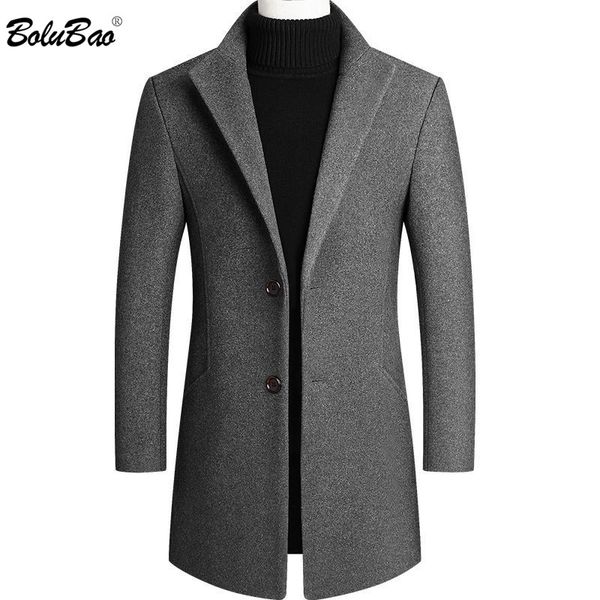 bolubao brand men wool blends coats quality men's solid color wool blends coat winter new slim fit jacket male clothing, Black
bolubao brand men wool blends coats quality men's solid color wool blends coat winter new slim fit jacket male clothing, Black