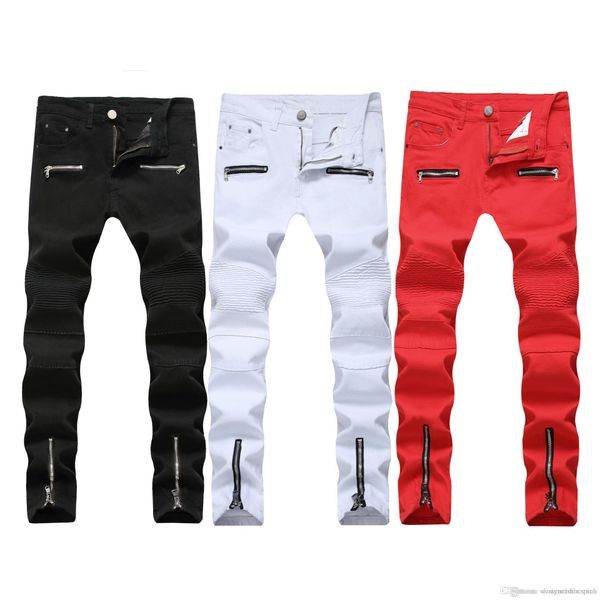 brand pleated mens pencil jeans casual solid color mid waist designer mens pants fashion male clothing, Blue
brand pleated mens pencil jeans casual solid color mid waist designer mens pants fashion male clothing, Blue