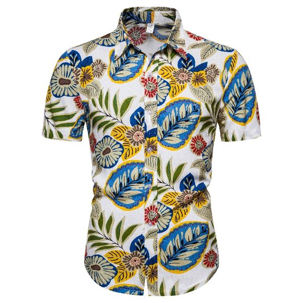 men's summer creative hawaii beach resort short sleeve printed business casual fashion personality slim shirt mens shirts, White;black
men's summer creative hawaii beach resort short sleeve printed business casual fashion personality slim shirt mens shirts, White;black