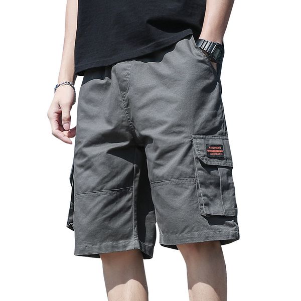 ins fashionable men's cargo shorts loose drawstring half pants casual tide streetwear big pocket cotton sports beach pants, White;black
ins fashionable men's cargo shorts loose drawstring half pants casual tide streetwear big pocket cotton sports beach pants, White;black