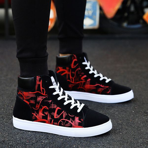 super spring and autumn men boots comfortable quality high shoes men new casual shoes botas breathable masculinas, Black
super spring and autumn men boots comfortable quality high shoes men new casual shoes botas breathable masculinas, Black