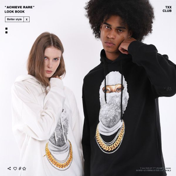 mens designer hoodies luxury hiphop wear fashion trendy masked mans sweater trendy loose mens clothes 2019 new womens pullover for spring, Black 
mens designer hoodies luxury hiphop wear fashion trendy masked mans sweater trendy loose mens clothes 2019 new womens pullover for spring, Black