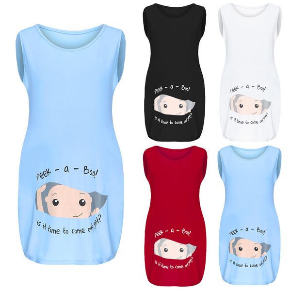 pregnancy shirt maternity camisole o-neck cute baby print sleeveless blouse premama summer casuai clothing for mothers, White
pregnancy shirt maternity camisole o-neck cute baby print sleeveless blouse premama summer casuai clothing for mothers, White