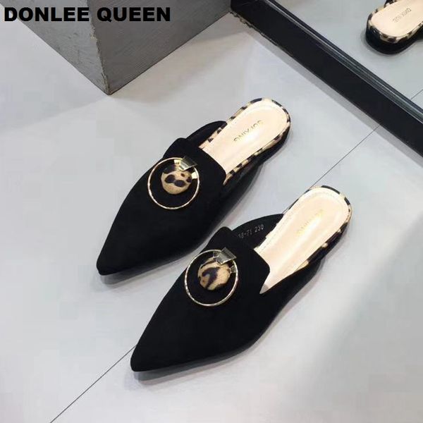 slippers flat casual mule shoes women outdoor slides pointed toe low heel female shoe autumn flip flops slipper zapatos de mujer, Black
slippers flat casual mule shoes women outdoor slides pointed toe low heel female shoe autumn flip flops slipper zapatos de mujer, Black