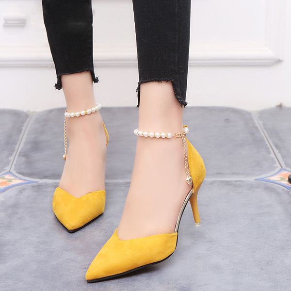 summer new women's sandals thin high heel shallow mouth single shoes female pointed wild comfortable high heels, Black
summer new women's sandals thin high heel shallow mouth single shoes female pointed wild comfortable high heels, Black