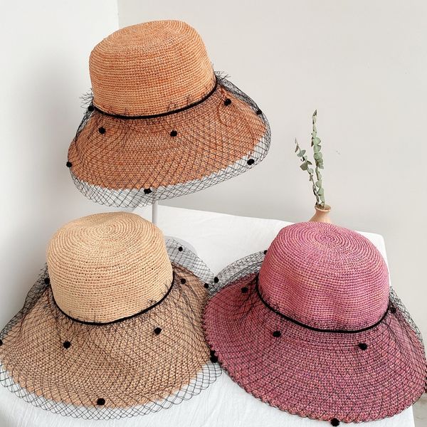 mssfv 2020 french elegant gauze polka dot hand hook lafite straw female bucket bucket straw fisherman summer sunscreen fisherman hat all-mat, Blue;gray
mssfv 2020 french elegant gauze polka dot hand hook lafite straw female bucket bucket straw fisherman summer sunscreen fisherman hat all-mat, Blue;gray