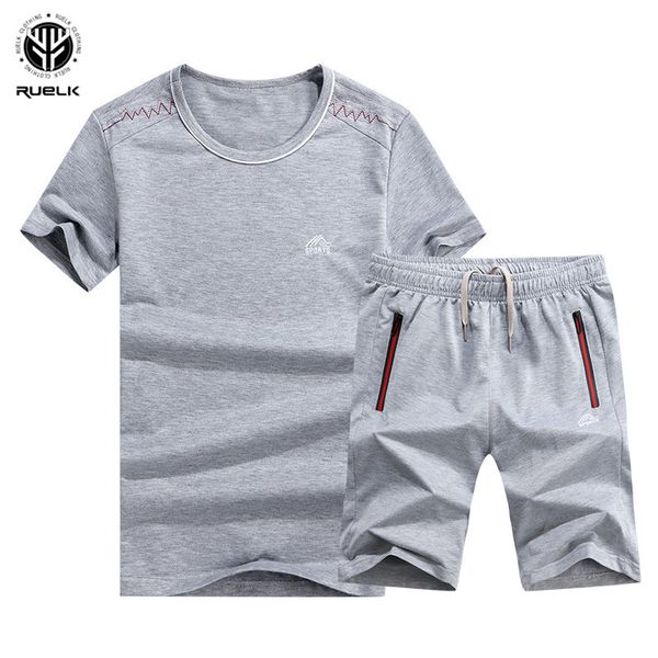 2 pcs new mens fashion suit summer style short sleeve t-shirt & causal male set tracksuit man t shirt 2019 funny t shirt, Gray
2 pcs new mens fashion suit summer style short sleeve t-shirt & causal male set tracksuit man t shirt 2019 funny t shirt, Gray