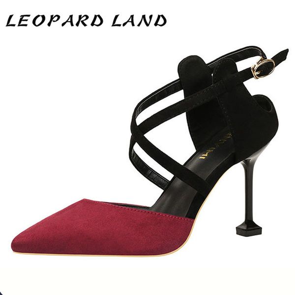 sandals leopard land8.5cm summer cross belt women's high-heeled suede color matching cat with single shoes lbz, Black
sandals leopard land8.5cm summer cross belt women's high-heeled suede color matching cat with single shoes lbz, Black