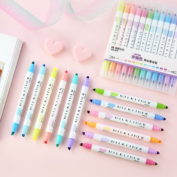 cute double head fluorescent pen highlighters color marker pen school supplies kawaii, Black;red
cute double head fluorescent pen highlighters color marker pen school supplies kawaii, Black;red