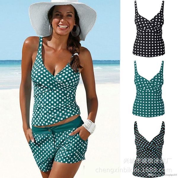 2018 fashion deep v-neck vintage bikinis set dots tankinis beach shorts patchwork bodyshapper bathing suit women's fashion
2018 fashion deep v-neck vintage bikinis set dots tankinis beach shorts patchwork bodyshapper bathing suit women's fashion