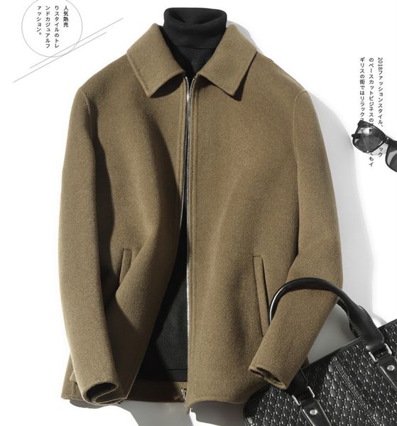 100% wool coat autumn winter jacket men clothes 2019 double side woolen coat men casual short jackets plus size erkek mont my, Black
100% wool coat autumn winter jacket men clothes 2019 double side woolen coat men casual short jackets plus size erkek mont my, Black