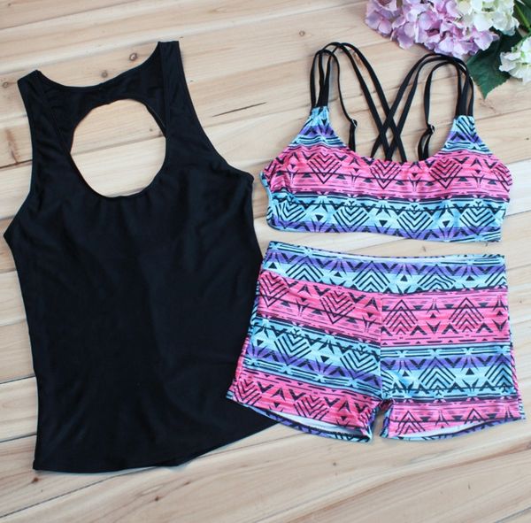 2019 bikini bikini split swimsuit digital printing three-piece set large size swimsuit, White;black
2019 bikini bikini split swimsuit digital printing three-piece set large size swimsuit, White;black