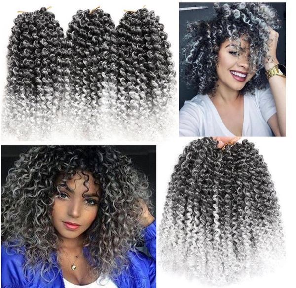 Ombre color Crochet Braiding Curly Hair Extensions 14 inch dark roots/pack Water Wave Bulk Hair Crochet Latch Hook Braiding Hair FZP212
Ombre color Crochet Braiding Curly Hair Extensions 14 inch dark roots/pack Water Wave Bulk Hair Crochet Latch Hook Braiding Hair FZP212