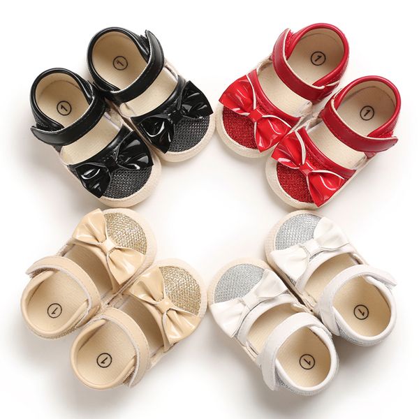 toddler infant kids girls cute bowknot crib shoes pu newborn soft sole anti-slip baby sneakers sandals toddler shoes baby, Black;red
toddler infant kids girls cute bowknot crib shoes pu newborn soft sole anti-slip baby sneakers sandals toddler shoes baby, Black;red