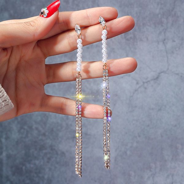 s925 sterling silver needle кристалл sexy long pearl кисточкой подвеска мотаться серьги для ювелирных изделий женщины девушки моды, Golden;silver
s925 sterling silver needle кристалл sexy long pearl кисточкой подвеска мотаться серьги для ювелирных изделий женщины девушки моды, Golden;silver