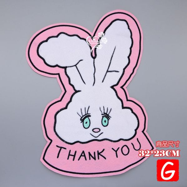 gugutree вышивки патчи большого кролика патч животных значки аппликация патчи для одежды dx-214, Black
gugutree вышивки патчи большого кролика патч животных значки аппликация патчи для одежды dx-214, Black