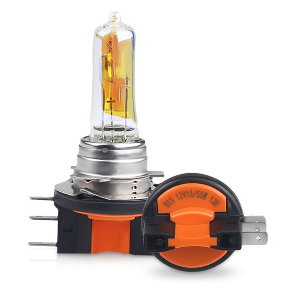 1pcs h15 halogen 2300k golden yellow 12v 15w/55w high/ low beam super bright car halogen lamp headlight bulb fog lights
1pcs h15 halogen 2300k golden yellow 12v 15w/55w high/ low beam super bright car halogen lamp headlight bulb fog lights