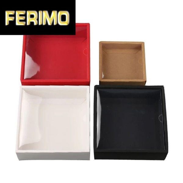 10pcs black kraft large gift box packaging white craft paper box with pvc lid party wedding cardboard carton packing
10pcs black kraft large gift box packaging white craft paper box with pvc lid party wedding cardboard carton packing