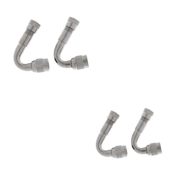 4 pieces tyre valve extension 45 degree adaptor car motorcycle tire wheel stem extender
4 pieces tyre valve extension 45 degree adaptor car motorcycle tire wheel stem extender