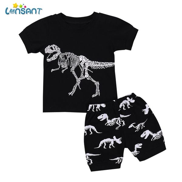 lonsant 2018 new arrival toddler kids baby boys black pajamas cartoon dinosaur print short sleeve shorts outfits set, White
lonsant 2018 new arrival toddler kids baby boys black pajamas cartoon dinosaur print short sleeve shorts outfits set, White