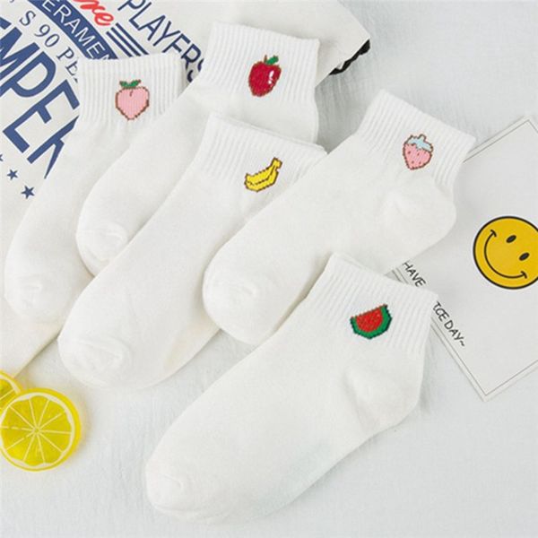 women cute fruit embroidery socks all match fashion spring summer new socks famale daily hosiery, Black;white
women cute fruit embroidery socks all match fashion spring summer new socks famale daily hosiery, Black;white