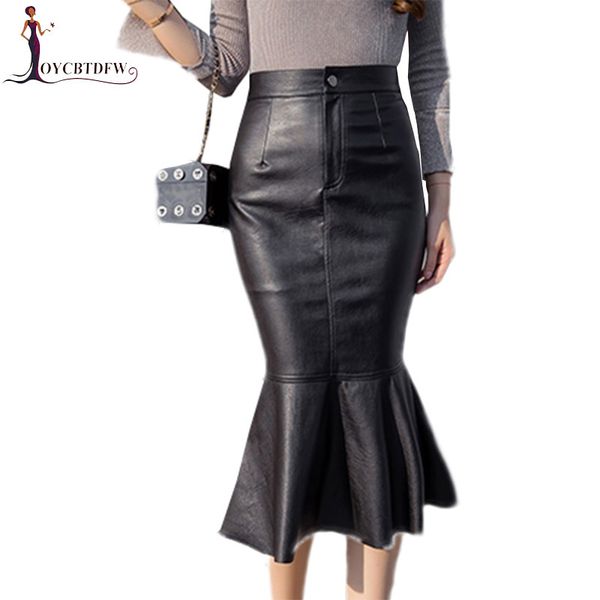 autumn winter pu leather half skirt mid long fashion new high waist mermaid skirt female elegant slim pu leather skirt d522, Black;gray
autumn winter pu leather half skirt mid long fashion new high waist mermaid skirt female elegant slim pu leather skirt d522, Black;gray