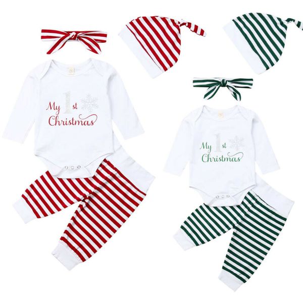 autumn baby my first christmas striped clothes set infant boys girls long sleeve romper pants kids xmas outfits 0-24m, White
autumn baby my first christmas striped clothes set infant boys girls long sleeve romper pants kids xmas outfits 0-24m, White