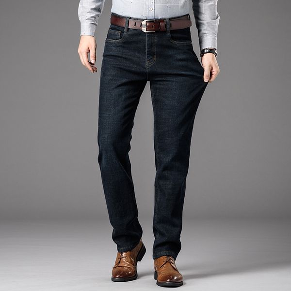 brand new winter men's jeans plus velvet warm pants casual business fashion retro high elastic denim cotton black, Blue
brand new winter men's jeans plus velvet warm pants casual business fashion retro high elastic denim cotton black, Blue