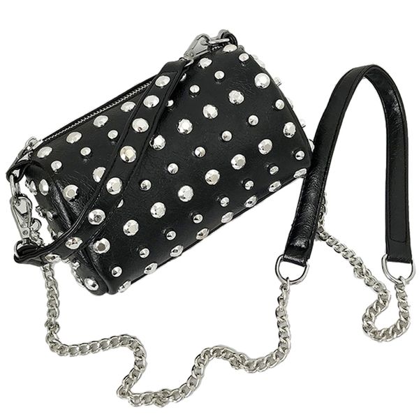 korean version of the wild rivet shoulder bag fashion portable chain bag messenger small round
korean version of the wild rivet shoulder bag fashion portable chain bag messenger small round