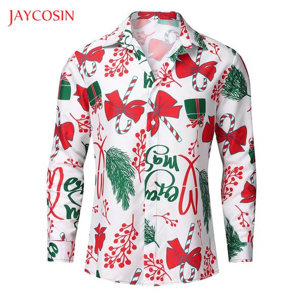 joycosin 2019 new year men shirt christmas men clothes xmaxs candy cane print long sleeve v-neck slim fit shirt party wear, White;black
joycosin 2019 new year men shirt christmas men clothes xmaxs candy cane print long sleeve v-neck slim fit shirt party wear, White;black