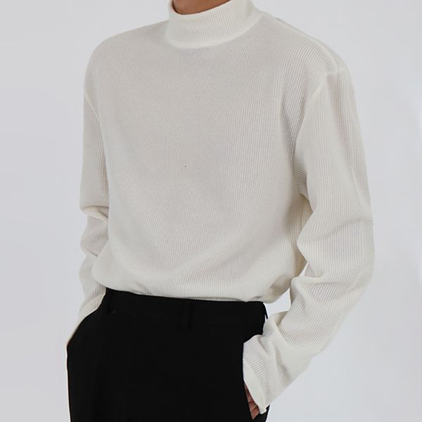 men's sweaters 2021 autumn and winter half-high collar pullover fashion casual solid color loose sweater black / white -2xl, White;black
men's sweaters 2021 autumn and winter half-high collar pullover fashion casual solid color loose sweater black / white -2xl, White;black