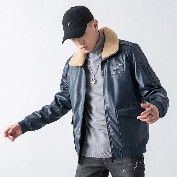 designer mens jackets selling mens coat with patchwork casual pu coats for men fashion warm jacket for autumn winter size m-3xl, Black;brown
designer mens jackets selling mens coat with patchwork casual pu coats for men fashion warm jacket for autumn winter size m-3xl, Black;brown