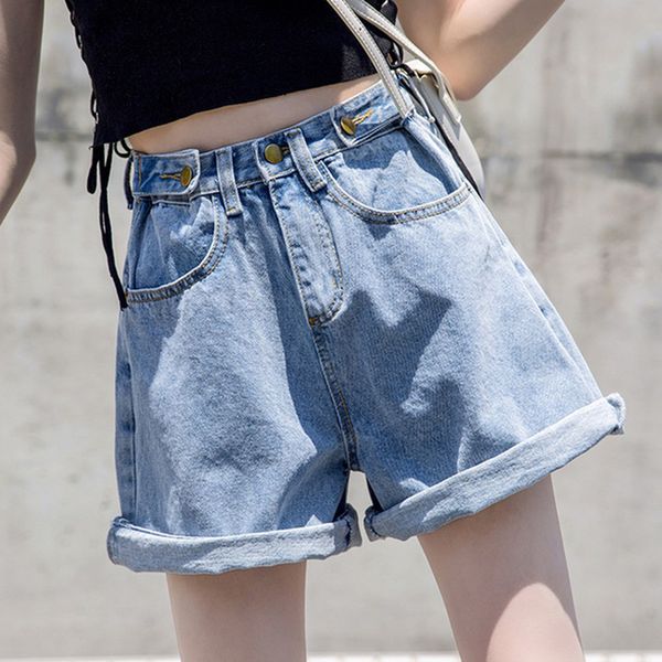 plus size women's shorts high waist shorts women casual minimalism denim summer fashion jean short pants women, White;black
plus size women's shorts high waist shorts women casual minimalism denim summer fashion jean short pants women, White;black