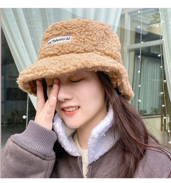 hat lady autumn winter net red teddy lambskin fisherman hat korean wild fleece student winter warm basin hat, Blue;gray
hat lady autumn winter net red teddy lambskin fisherman hat korean wild fleece student winter warm basin hat, Blue;gray