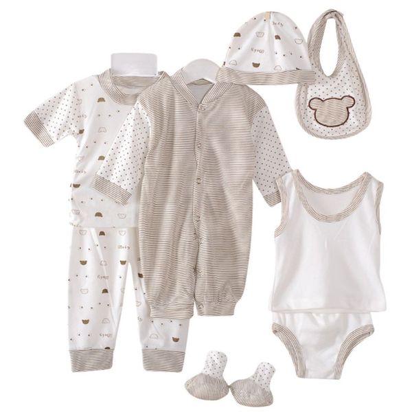 новорожденный rompers одежда 8шт / много новорожденных комбинезоны 100% хлопка детей roupa de girlsboys детская одежда, White
новорожденный rompers одежда 8шт / много новорожденных комбинезоны 100% хлопка детей roupa de girlsboys детская одежда, White