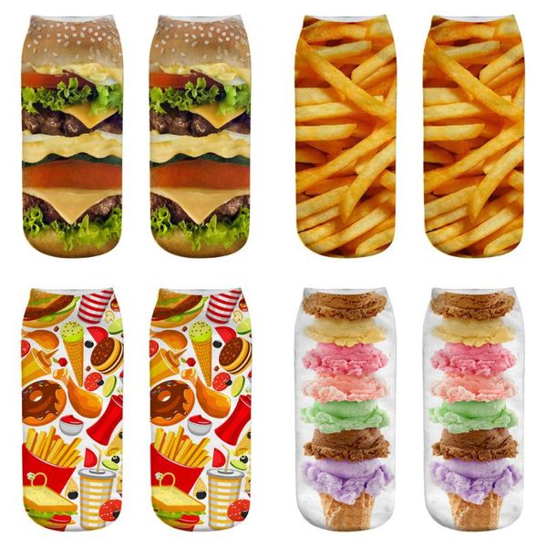 3d printed burger set trendy personality ice pattern men's and women's socks harajuku, Black
3d printed burger set trendy personality ice pattern men's and women's socks harajuku, Black