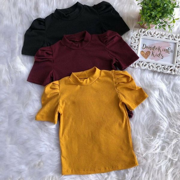 1-6 y baby girl t-shirts solid short sleeve pullover t shirt knitted t-shirt clothes, Blue
1-6 y baby girl t-shirts solid short sleeve pullover t shirt knitted t-shirt clothes, Blue