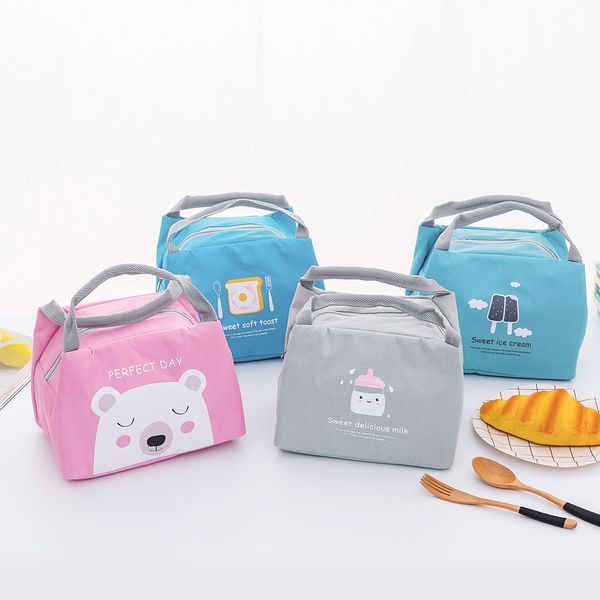 functional pattern cooler lunch bags portable insulated lunch bag for kids thermal picnic storage keep fresh box bags, Blue;pink
functional pattern cooler lunch bags portable insulated lunch bag for kids thermal picnic storage keep fresh box bags, Blue;pink