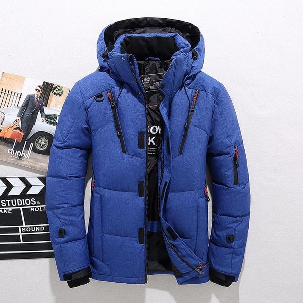 men's down jacket men's short outdoor winter warm fashion jacket winter wear wholesale, Black